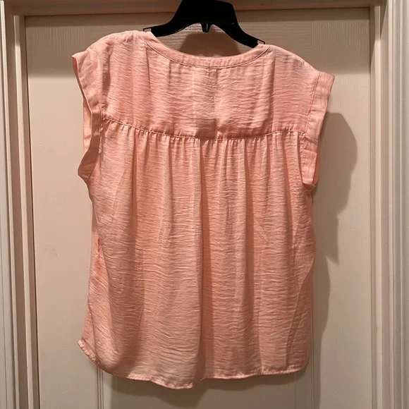 Kori Revival 23 women’s Small/Medium peach cap sleeve top NWT - Picture 4 of 7